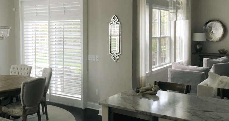 Philadelphia kitchen sliding glass door shutters